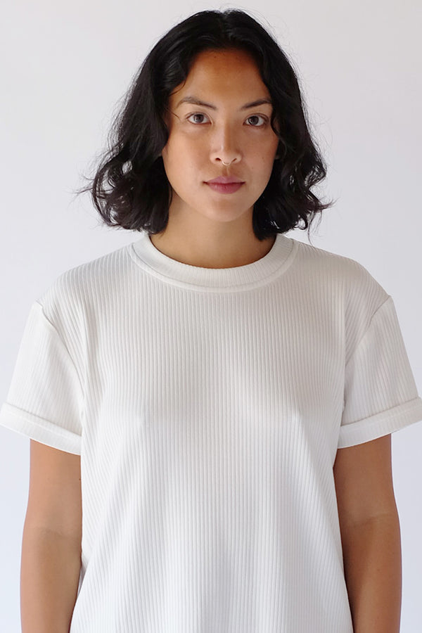 01_FW19_The Bamboo Knit_White