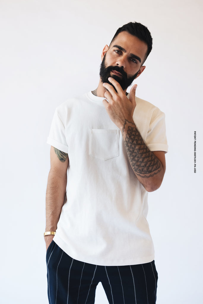 The Original Centered Pocket T-Shirt | White – Maison Ogé